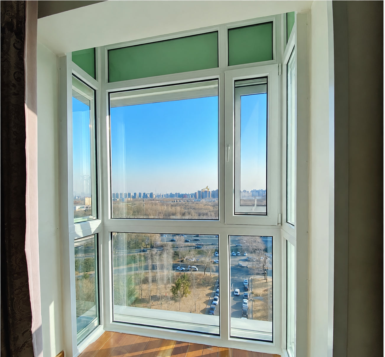 FLOOR-TO-CEILING WINDOW ACOUSTIC RETROFIT photo 3